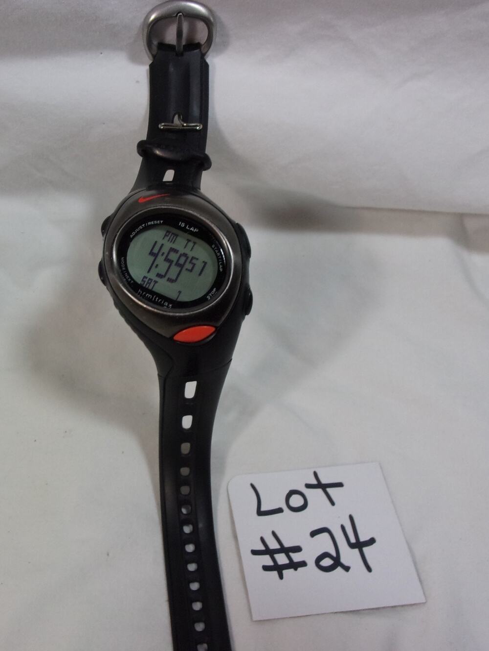 NIKE HRM[TRIAX 15 SM0002 U.S.PAT.D443220 WATCH-WORKS